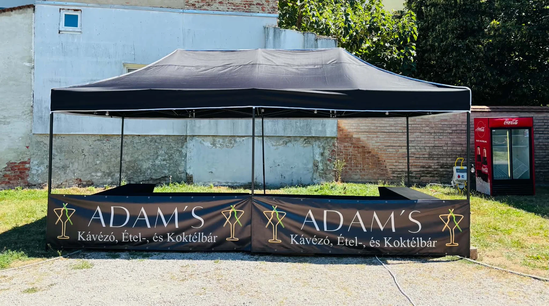 6 × 3 méteres Adam's rendezvénysátor